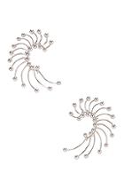 Mugler Large Ear Cuff In Metallic