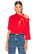 Y Project Scarf Shirt In Red