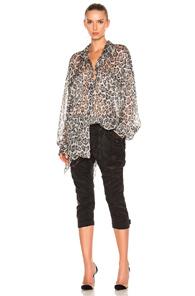Faith Connexion Leopard Top In Animal Print,neutrals