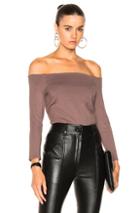 L'agence Maria Off Shoulder Top In Purple