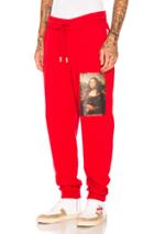 Off-white Monalisa Sweatpants In Red