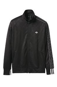 Adidas By Alexander Wang Jacquard Track Jacket In Black