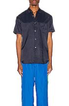 Comme Des Garcons Shirt Printed Shirt In Blue,polka Dots