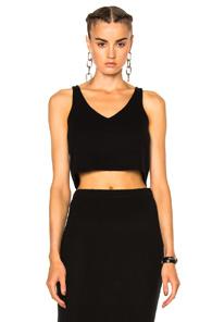 Theperfext Kendall Cropped Tank In Black