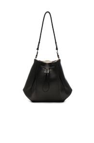 Maison Margiela Large Bucket Bag In Black
