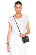 James Perse Circular Shell Top In White