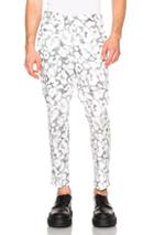 Neil Barrett Leopard Stripe Poplin Trousers In White,abstract