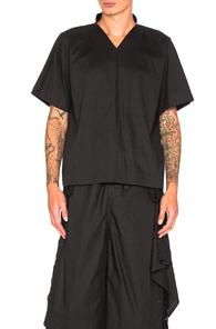 Craig Green V Neck Pajama Top In Black