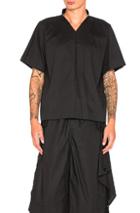 Craig Green V Neck Pajama Top In Black