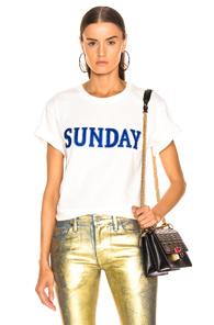 Alberta Ferretti Sunday Tee In White