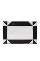 Calvin Klein 205w39nyc Geometric Quilted Clutch In Black,white,geomtric Print