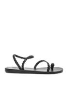 Ancient Greek Sandals Eleftheria Leather Sandals In Black