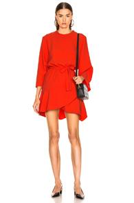 Iro Layer Dress In Orange
