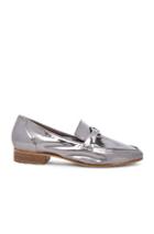 Maryam Nassir Zadeh Leather Manuela Loafers In Metallics