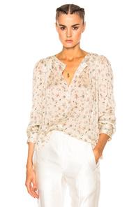 Isabel Marant Thalio Blouse In Florals,neutrals