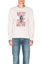 Saint Laurent Printed Sweatshirt In Gray