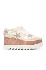 Stella Mccartney Elyse Star Platform Shoes In Neutrals