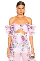 Alice Mccall Louie Louie Top In Floral,purple