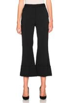 Stella Mccartney Cropped Trousers In Black