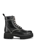 Alexachung Chopped Military Boot In Black