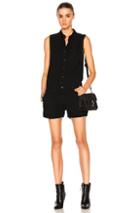 Rag & Bone/jean Dumont Romper In Black