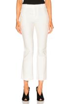 Derek Lam 10 Crosby Cropped Flare Pant In White