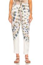 Raquel Allegra Easy Pant In Neutrals,ombre & Tie Dye