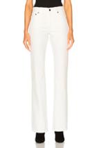 Saint Laurent Flare Jeans In White