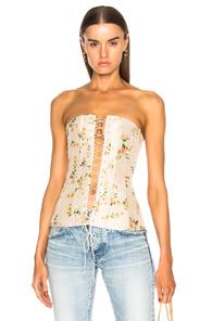 Brock Collection Tina Top In Floral,neutral
