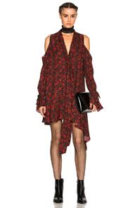 Magda Butrym Haifa Dress In Red,floral