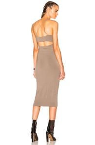 T By Alexander Wang Modal Spandex Strappy Cami Dress In Neutrals