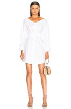 Frame Belted Dress In White