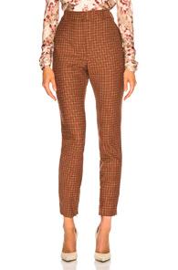 Zimmermann Unbridled Stovepipe Pant In Neutral,plaid,red