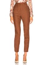 Zimmermann Unbridled Stovepipe Pant In Neutral,plaid,red