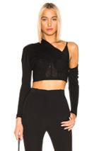 Alexander Wang Lace Corset Bra Top In Black