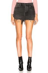 Alexander Wang 5 Pocket Zip Skirt In Black