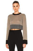 Soyer Pippo Cropped Top In Brown,gray,neutrals