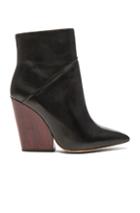 Iro Leather Lasdia Booties In Black
