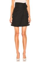 Marni Wool Gabardine Skirt In Black