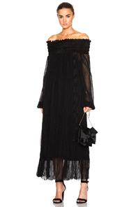 No. 21 Off The Shoulder Dress In Black