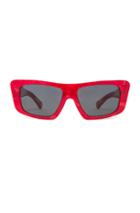 Oliver Peoples X Alain Mikli Square Sunglasses In Red