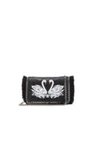 Stella Mccartney Swan Crossbody Bag In Black