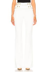 Pierre Balmain Slim Flare Pant In White