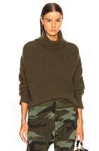 Nili Lotan Keirnan Turtleneck Sweater In Green