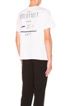 Second/layer Disconnect Tour Tee In White