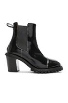 Acne Studios Leather Heeled Boots In Black