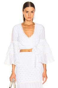 Alexis Godiva Top In White