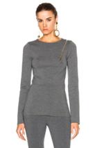 Stella Mccartney Strong Lines Sweater In Gray