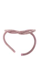 Calvin Klein 205w39nyc Crystal Rhinestone Belt With Clasp In Pink