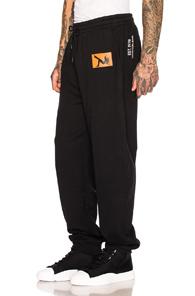 Calvin Klein Est. 1978 Icon Sweatpants In Black,orange